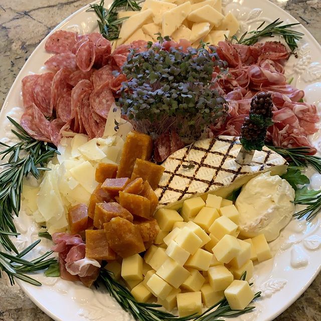 Charcuterie and cheese board
